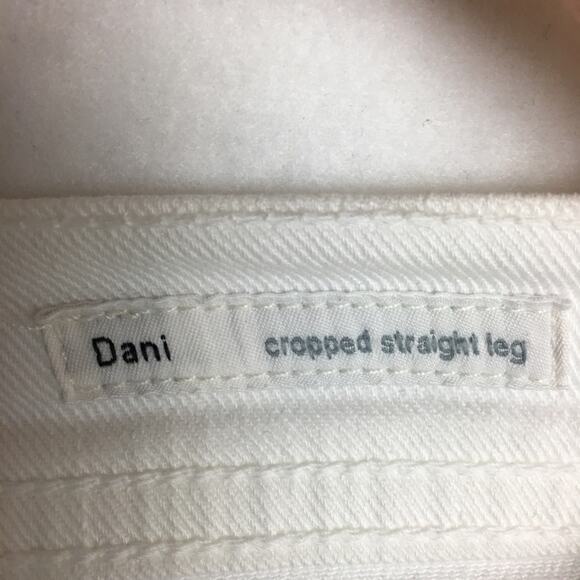 Citizens of Humanity White Dani Straight Crop 27 - Picture 7 of 9